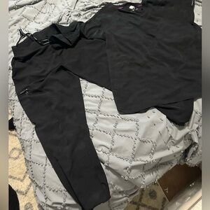 Healing hands camp scrub set